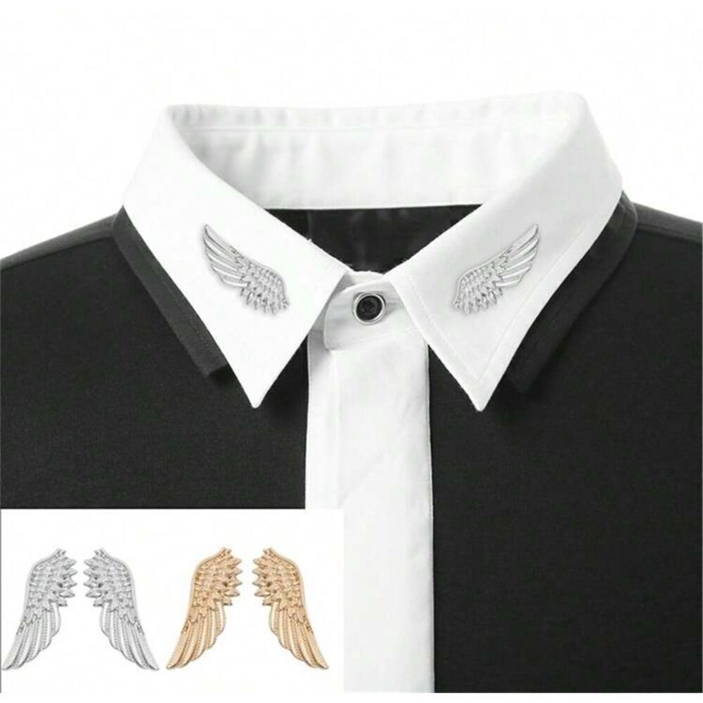 Silver Angel Wings Pins
